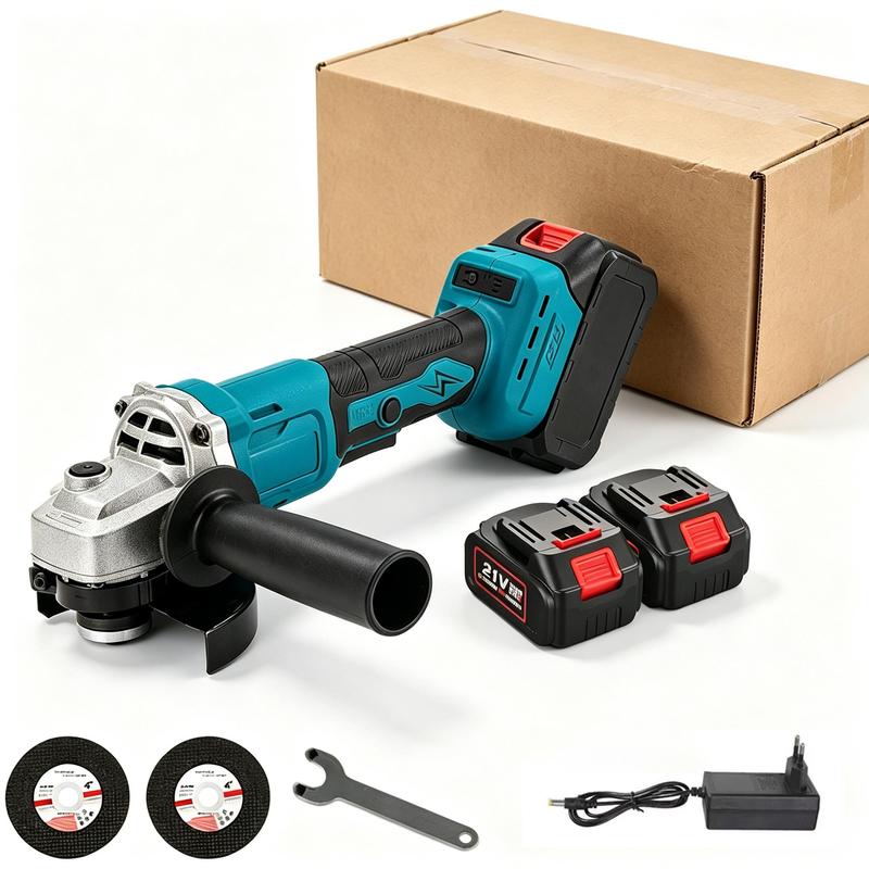 125MM Brushless Electric Angle Grinder 3 Speed Adjustable Grindering Machine Woodworking Power Tool, Suitable for metal processing, stone grinding, and home decoration