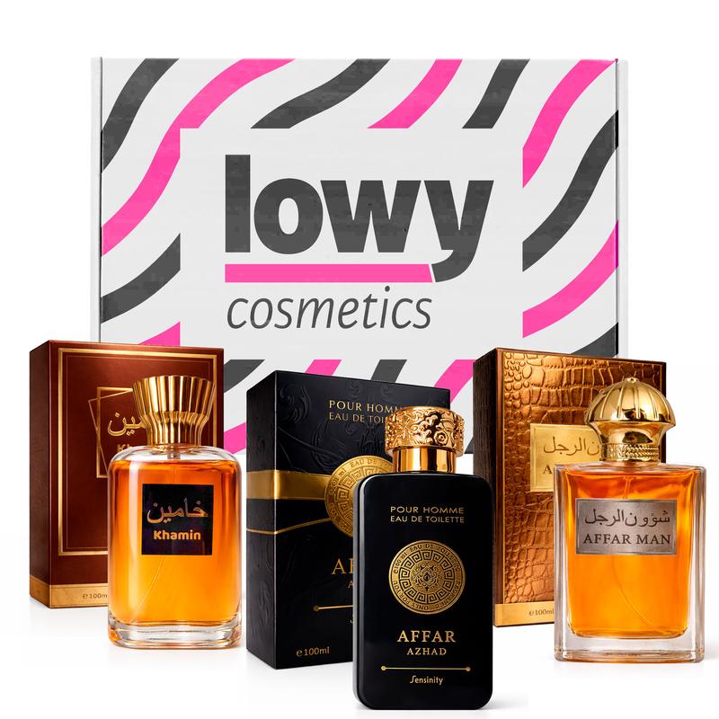 3 Colonias Árabes Low Cost de Hombre - 3 Unidades - 100ml - Sensenity