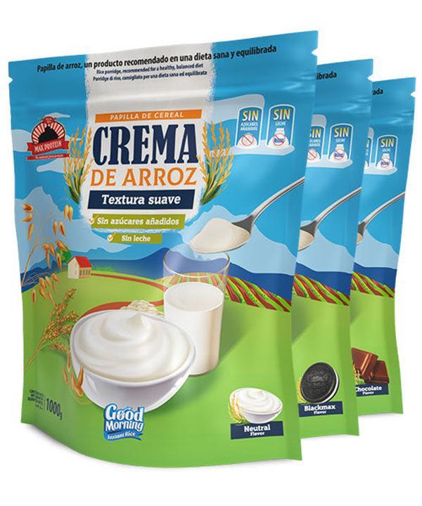 BIG | Crema de Arroz Max Protein 1kg | Papilla Instantánea Gourmet | Harina Nativa Micronizada Sin Azúcar | Textura Sedosa Fácil Digestión | 9 Sabores Epic