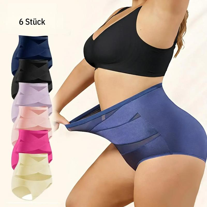 Bragas moldeadoras transparentes de cintura alta para mujer, modelador tipo cesta con textura, faja de compresión firme para el abdomen, bragas de algodón minimalistas con impresión de letras, tallas grandes