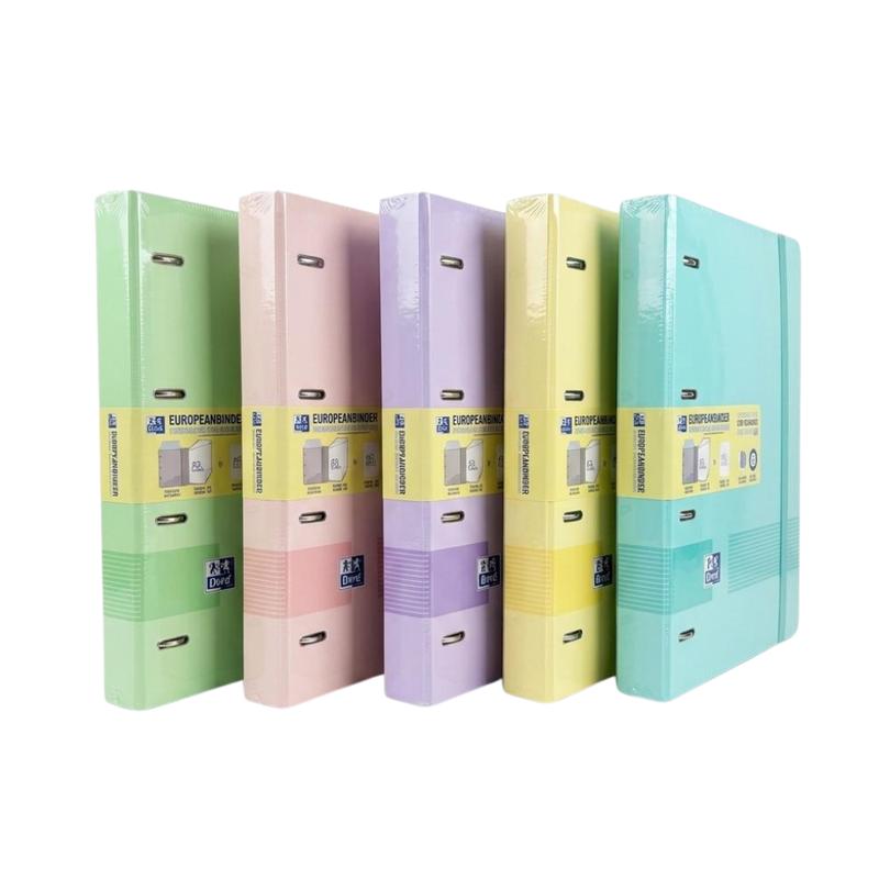 Carpeta Oxford EuropeanBinder Polyfoam colores claros (Incluye Recambios)