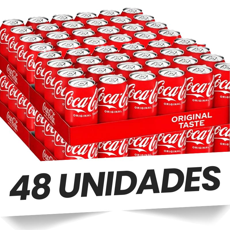Coca-Cola: 48 Latas de 330ml, Sabor Original, Latas Rojas Clásicas, Ideal para Compartir, Sabor Auténtico y Refrescante