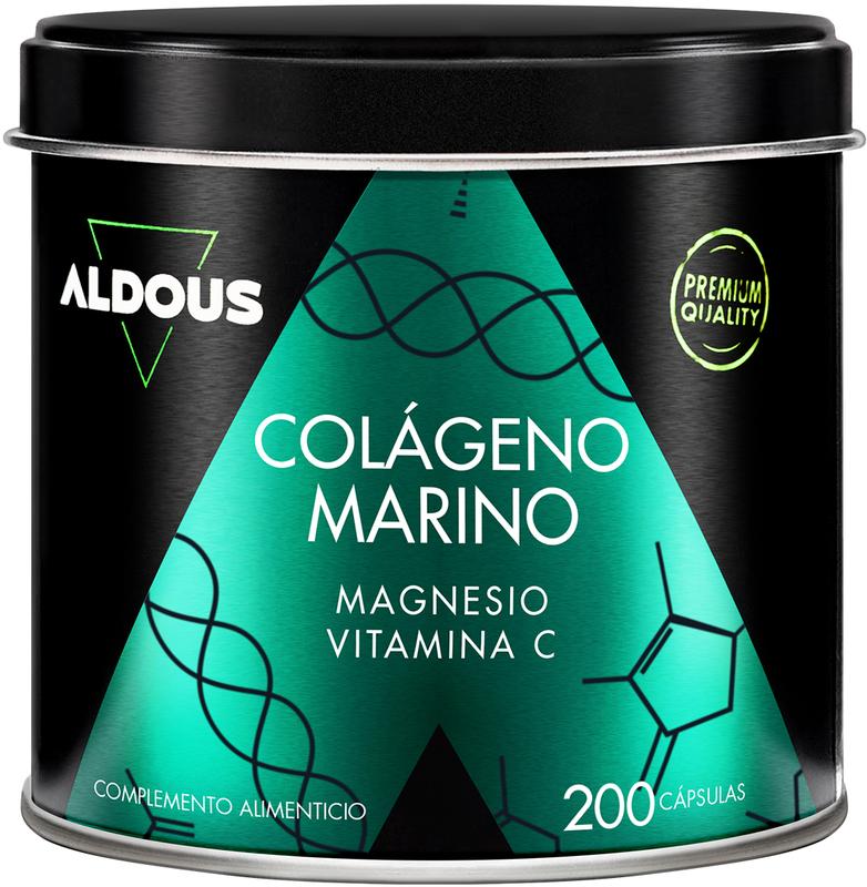 Colágeno Hidrolizado Puro con Magnesio y Vitamina C - 200 Cápsulas - Colágeno Marino Hidrolizado Naticol - Cabello, Piel y Uñas - Huesos y Articulaciones - Colágeno con Magnesio - ALDOUS