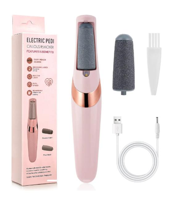 Eliminador de callos de los pies, lima exfoliante impermeable para pies, manicura para el cuidado de los pies con piel muerta, dura y seca