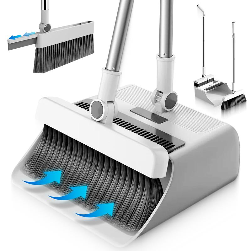 Escoba 3 en 1 con Cepillo y Limpiacristales — Mopa Multiusos para Suelos, Ventanas y Mamparas
