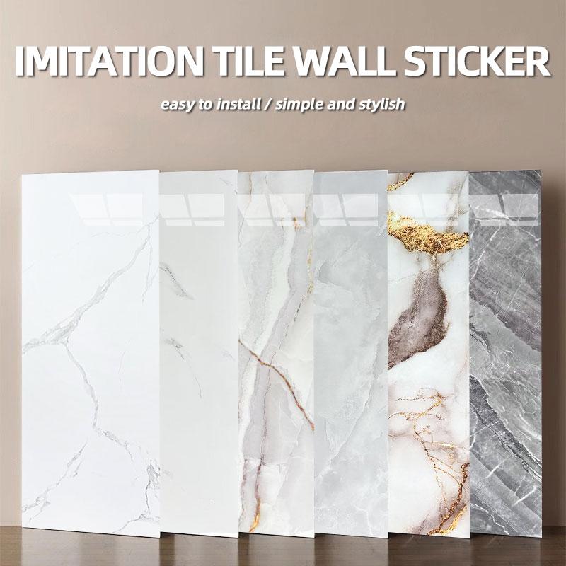 GaaliShop | Pegatinas de pared de PVC grueso imitación mármol para uso doméstico, autoadhesivas, impermeables y resistentes a la humedad, adecuadas para la renovación de cocinas y
