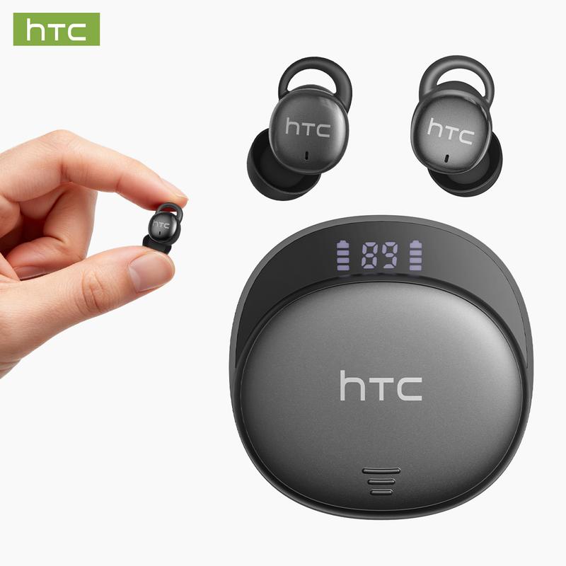 HTC NE97 Auriculares para Dormir Bluetooth | Mini Auriculares Intrauditivos | Ruido Blanco para Dormir | Casi Invisibles y Cómodos para Dormir de Lado