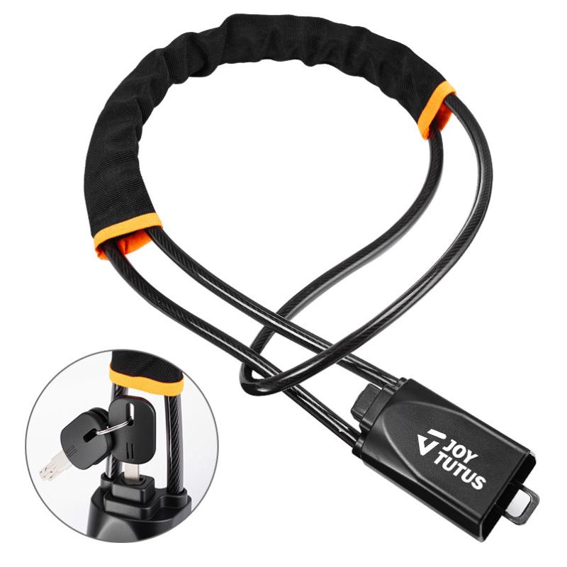 JOYTUTUS bloqueo Universal antirrobo para volante de coche, con 3 llaves para seguridad, se adapta a la mayoría de los vehículos, camión, SUV, furgoneta, color negro