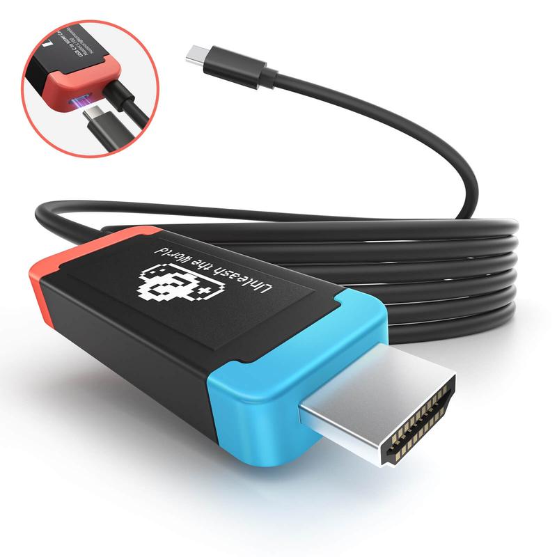 Lemorele L100 Switch, cable de 2 puertos USB‑C a HDMI, 4K60 HDR, PD