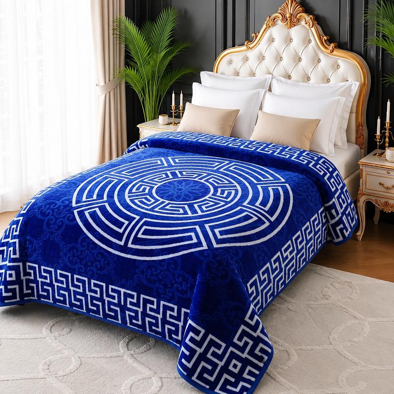 MANTA RASCHEL GIGANTE-200X220CM-MANTA PARA CAMA Y SOFA-PERFECTA PARA EL FRIO-EXTRA SUAVE