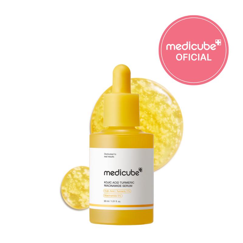 [medicube Oficial] Sérum de Ácido Kójico y Cúrcuma | Para el Tono Desigual y la Textura de la Piel | Con Niacinamida y Ácido Glicólico para una Piel Radiante Efecto "Piel de Cristal" | Cosmética Coreana | 250 ml