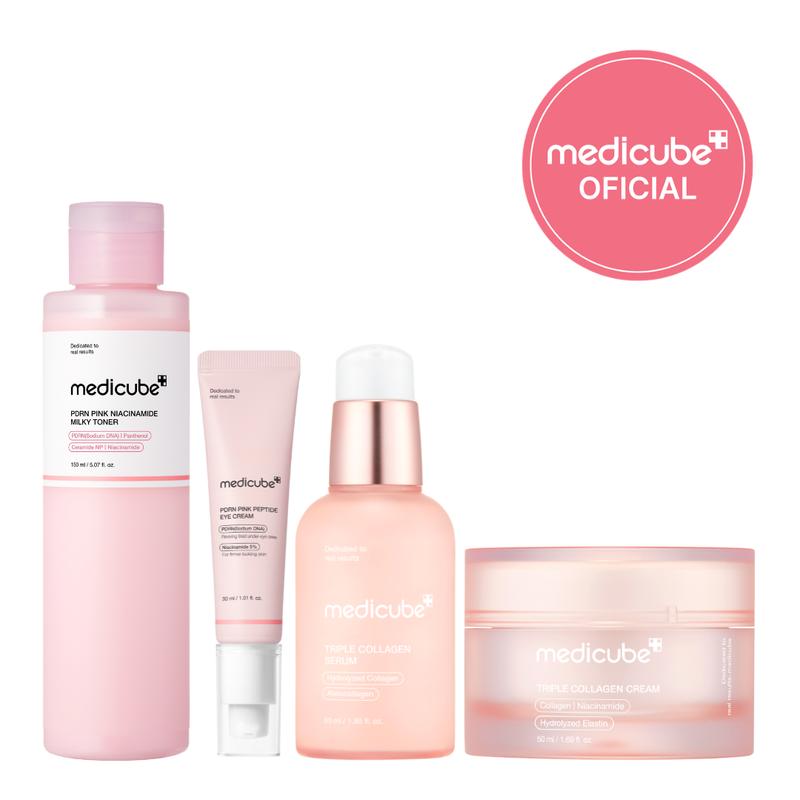 [medicube Oficial] Set Age Lock Soporte de Barrera | Ayuda a proteger la barrera cutánea con el Complejo de Triple Colágeno y PDRN | Cosmética Coreana, K-Beauty Korean Skincare