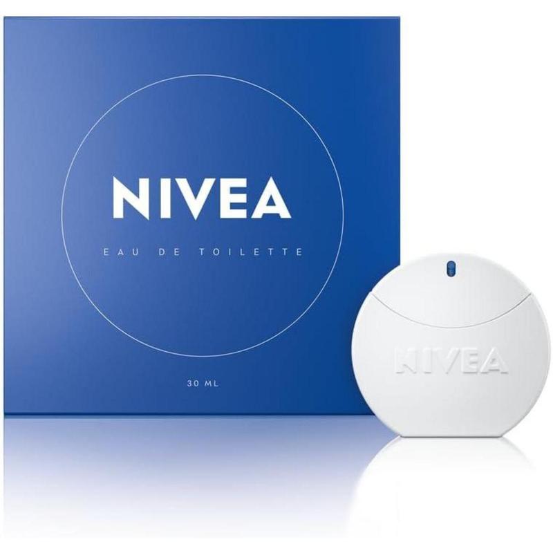 NIVEA CREME Eau De Toilette Spray 30ml - Perfume unisex con el icónico aroma de la crema NIVEA