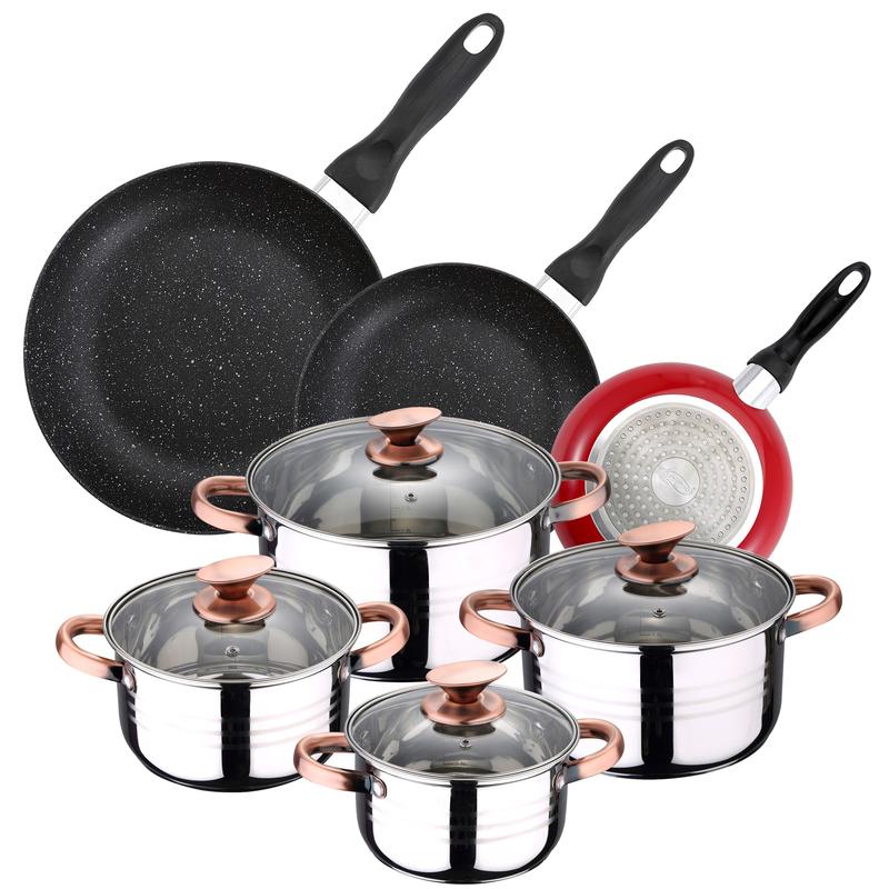 Pack de Sartenes San Ignacio y Batería de Cocina en Acero Inoxidable Edición Limitada