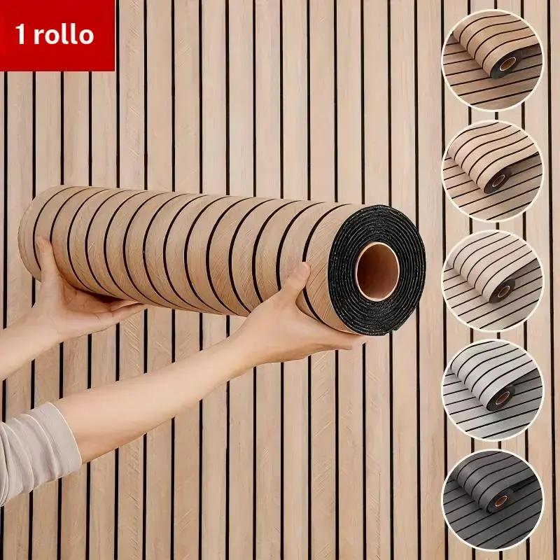Papel pintado autoadhesivo con rejilla 3D, impermeable, de aplicar y retirar fácilmente, fácil de limpiar para paredes y suelos de la cocina y del baño