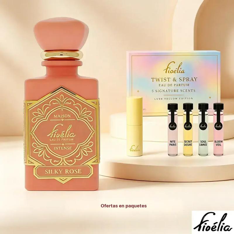 Perfume árabe gourmet para mujer de 100 ml, con aromas de caramelo, miel, leche y vainilla; fragancia dulce de estilo árabe, larga duración, en caja de regalo.