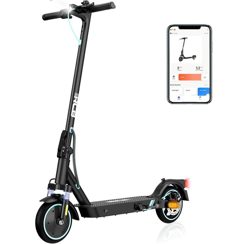 RCB R17 Patinete Eléctrico Homologado DGT VMP Certificado TÜV Rheinland 300W Pico 500W 3 Velocidades Ajustables 25km/h Autonomía 23-30km Control por APP Pantalla Frenos Dobles Pendiente 10-12° Arranque No Nulo Uso a Partir de 16 Años