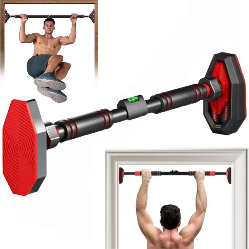 【Recomendación de influencers】Barra de tracción ajustable Barra de pull up multifuncional Barra de tracción ajustable para Puerta – Ajustable 73–135 cm, Super Resistente (1080 kg), Sin Instalación, para Entrenar en Casa