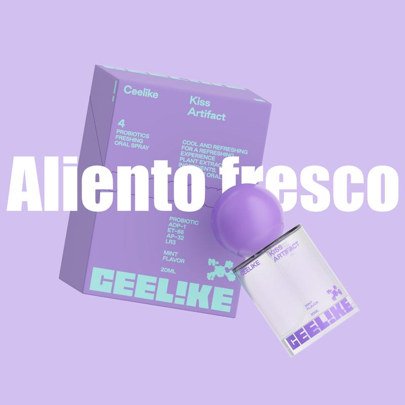 Spray bucal portátil Ceelike sabor menta 20 ml – Frescura del aliento a diario