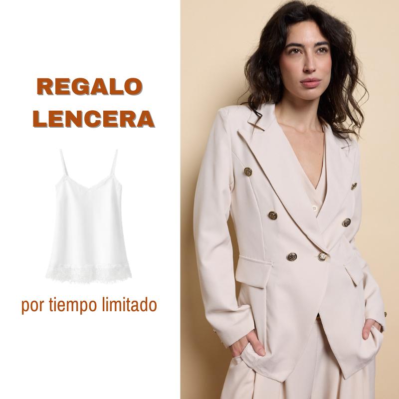 ÜTOPYA Americana Pekin | Moda Mujer | Chaquetas y Abrigos | Estilo Sofisticado y Actual | Formal | Corte Entallado | Blazer