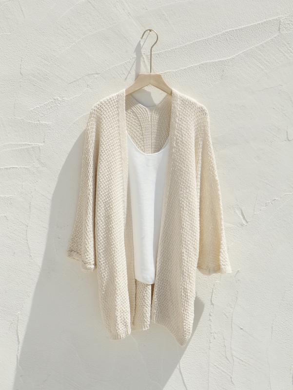 ÜTOPYA - Chaqueta Punto Kioto | Moda Mujer | Estilo oversize con textura suave comodo