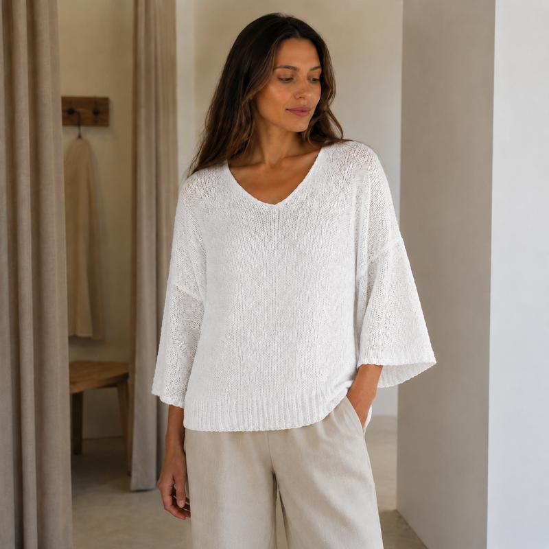 ÜTOPYA Jersey Nevado | Moda Mujer | Suéteres | Favorecedor y Suave que Sienta Bien al Cuerpo | Versátil | Tendencia Viral