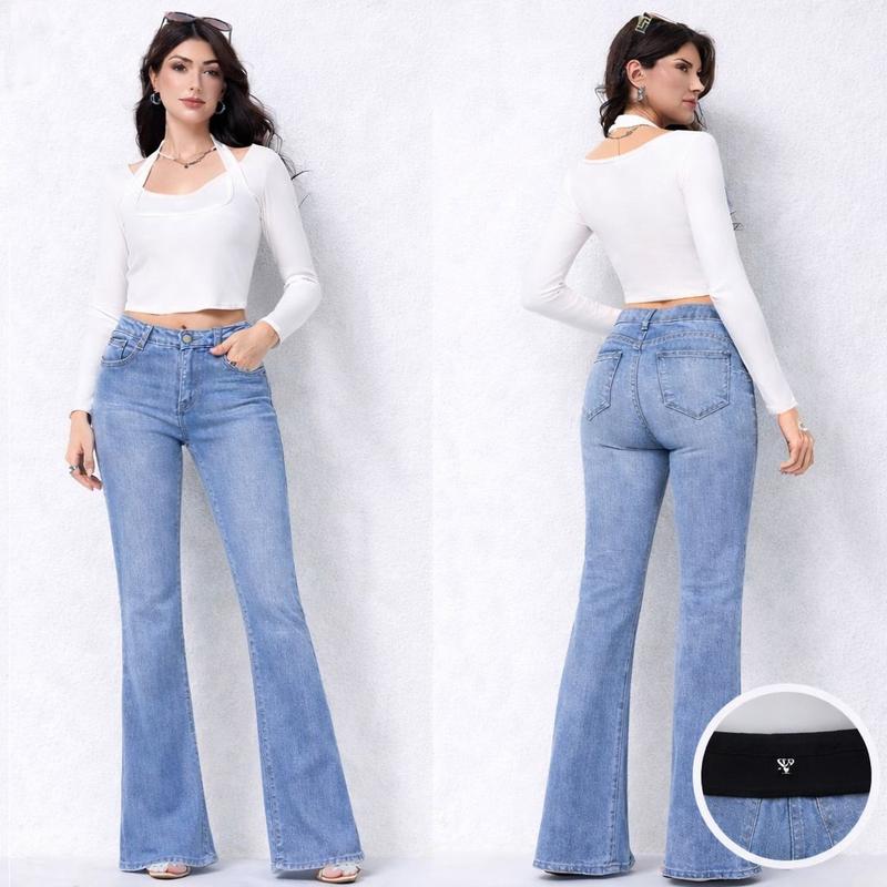 ÜTOPYA Vaquero con FAJA Moldeadora Colección Ortiz Talla Grande Curvy Varios Modelos – Moda Mujer – Pantalones que Estilizan y Realzan la Figura Natural