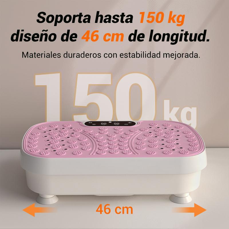 UMAY Plataforma de vibración para drenaje linfático ultrarrápido y silenciosa 1 99 velocidades ajustables soporta 150 kg diseño compacto y versátil