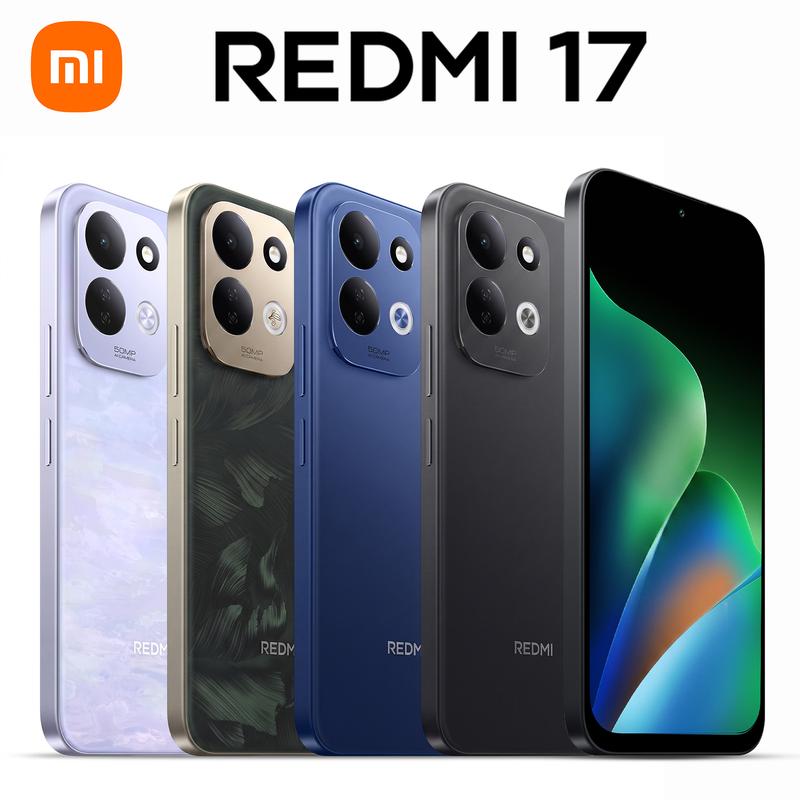 Xiaomi Redmi 17 4GB de RAM + 128 GB de almacenamiento Móvil | Gran batería 7500mAh | Pantalla 6,9 pulgadas | NFC para pagos contactless | Cámara principal 50MP | Doble Nano SIM | HyperOS basado en Android