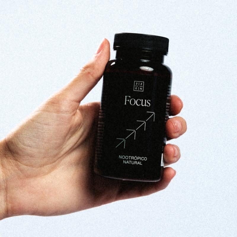 ZZEN FOCUS | Concentración, Energía y Memoria | Suplemento Nootrópico Natural | Pastillas Para Estudiar |Fabricado en España con Cafeína y L-Teanina